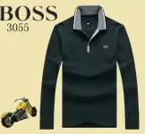 laine et soie pulls hugo boss longue manche col revers b13055